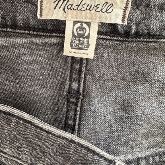 Madewell | Perfect Vintage Straight Jeans in Cosner Wash (Faded Black) 26W - Picture 4 of 5